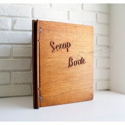 Wholesale customized high quality Top Quality Printed Wood Scrapbook