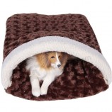 Stripe Canvas Fabric Soft Fleece Pet Beds Wholesale