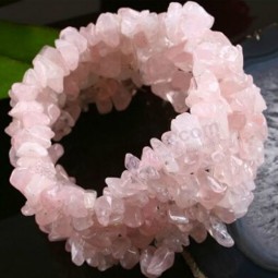 Wholesale customized top quality OEM Design Classical Pink Quartz Bracelet