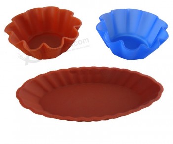 Wholesale customized top quality Non-Toxic Fancy 100% Food-Grade Silicone Cake Mold