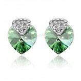 Sweet Crystal Rhinestone Stud Earring-D6 Wholesale