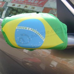 Customized top quality Newest Car Mirror Decorative Polyester Flag