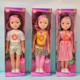 Customized top quality Eco-Friendly Safe and Nontoxic Colorful Plastic Girl Doll