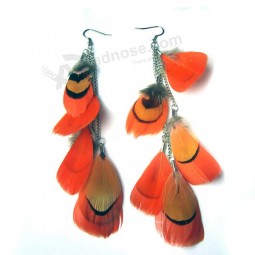 Customized top quality Hot Sale New Style Feather Drop Earring