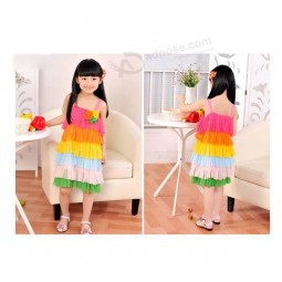 OEM New Design Colorful Girl Dresses Wholesale