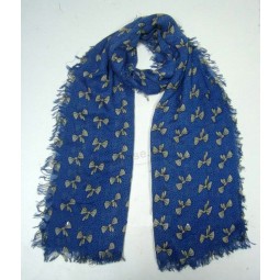 Customized top quality Hot Sale100% Cotton Knitted Football Scarve