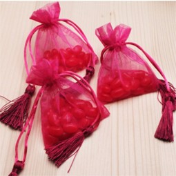 2017 Customized top quality Hot Selling Organza Gift Pouch with Unique Design