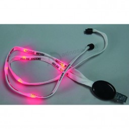 Customized top quality Eco-Friendly Faction Nice LED Lanyard for Sale