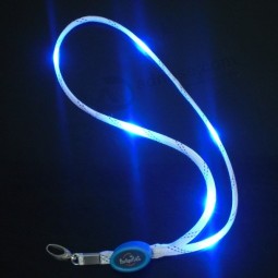 Customized top quality Eco-Friendly Good Qunaliry LED Lanyard for Sale