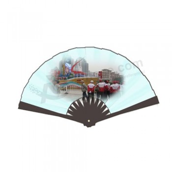 Customized Printed Cheap Bamboo Hand Fan Wholesale