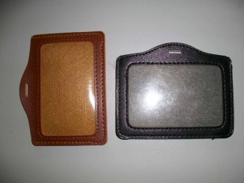 OEM Design Leather ID Badge Holder for Sale