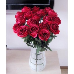 OEM Design Artificial Flower Single Rose Wholesale