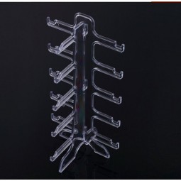 Portable Clear Acrylic 5 Pairs Sunglasses Display Holder Rack Glasses Stand Frame Foldable Wholesale