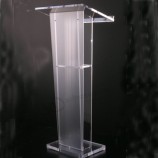 现代设计明确丙烯酸讲台讲台讲台有机玻璃讲台有机玻璃教堂讲坛批发