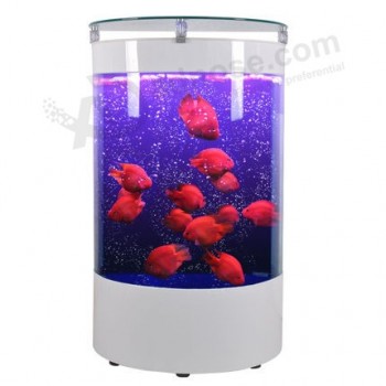 Custom Living Room Creative Semicircle Acrylic Eco Fish Tank Wholesale