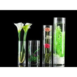 Clear Vase Tall Acrylic Vase for Wedding Wholesale