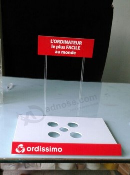 Manufacuturer of Acrylic Laptop display Stand with Logo Printing