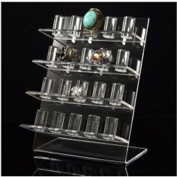 First Direct Manufacturer Customize Acrylic Ring Display, Display Rack Wholesale