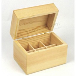 Wholesale customied top quality Small Wooden Pill Box with Custom Logo