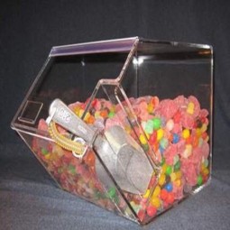 Acrylic Candy Display Box Lucite Plexiglass Countertop Container Wholesale