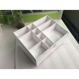 Custom White Acrylic Eyelash Box, Lashmakers Organizer Wholesale