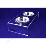 Elevated Acrylic Pet Feeder Dog Feeder Cat Feeder Wholesale