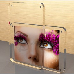 Customized Clear Acrylic Block Acrylic Megnetic Photo Frame Wholesale