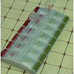 Wholesale customied top quality New Design OEM Design 2 Week Pill Box
