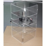 Acrylic Lucite Showcase Jewelry Pastry Bakery Counter Display W/Door & Lock  Wholesale (12" X 6" X 19"H)