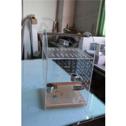 Custom Acrylic Bird Cage, Acrylic Pet Cage, High Transparent, Light Weight