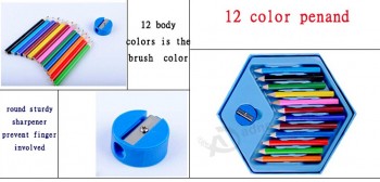 定制顶级品质oem设计儿童笔彩色笔盒