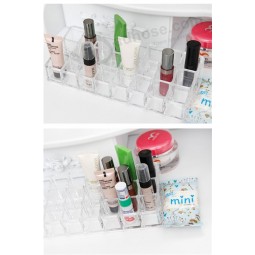 Clear Plastic Acrylic 24 Lipstick Holder Display Stand Cosmetic Organizer Makeup Case Wholesale