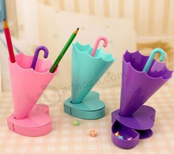 2017 Customied top quality New Design Multifunctional Umbrella Shaped Pen Holder