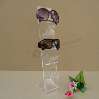 5 双亚克力太阳镜眼镜零售店展示单元支架盒批发