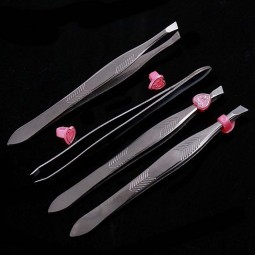 Rhinestones Decoration OEM Eyebrow Tweezers Wholesale