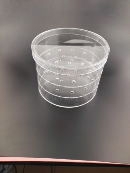 Clear Acrylic Round Flower Box, Custom Size and Color Wholesale