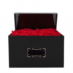 Square Flower Box, Round Flower Box, Acrylic/Lucite/Plexiglass/PMMA Box Wholesale