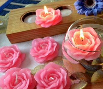 2017 Customied high quality Newest Beautiful Rose Candle