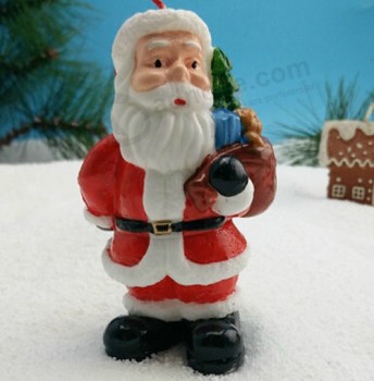Customied high quality Different Pose Father Christmas Candle
