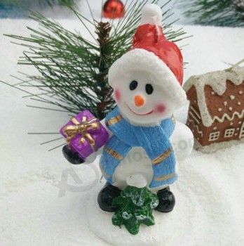 Customied high quality 100% Paraffin Wax Snowman Candle