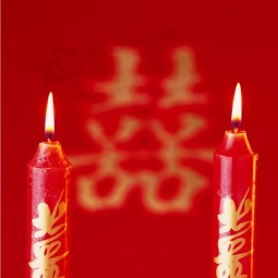 OEM New Red Color Flame Wedding Art Candle Wholesale