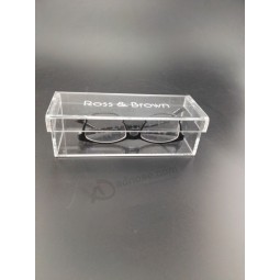 Clear Acrylic Box Slim Eyeglasses Case Wholesale