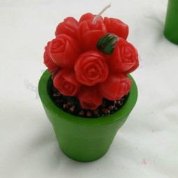 Customied high quality Hot Sell Decoration Flower-Shaped Candle
