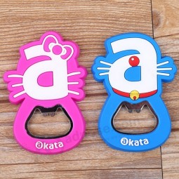 Customied high quality Newest Cute Design Soft PVC Bottle Opener