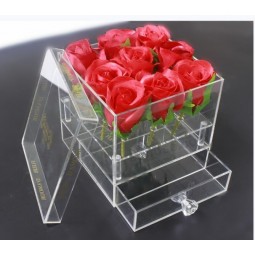 Best Selling Custom Acrylic Rose Box for Sale