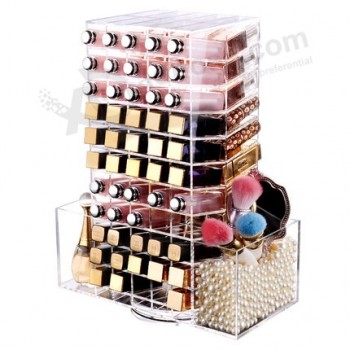 Transparent Acrylic 360 Degree Rotating Lipstick Super Large Storage Box Wholesale