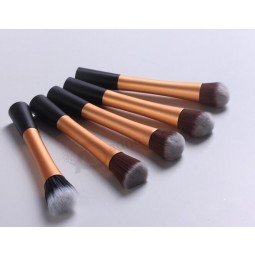 Customied high quality Small Plastic Multicolor Blush Brush 5 Sets