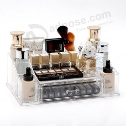 Transparent Acrylic Table Top Cosmetic Lipstick Storage Box Wholesale