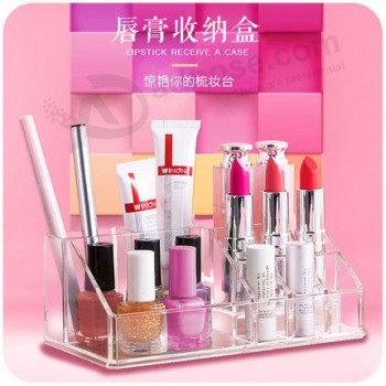Home Fashion Desktop Dust Transparent Acrylic Lipstick Rack Wholesale