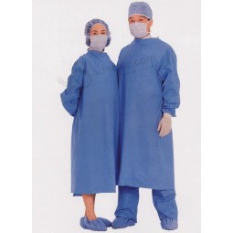Medical Surgical Gown Wholesale, Made of Ppsb Nonwoven Fabric
